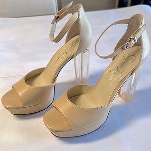 Jessica Simpson Leather Heels